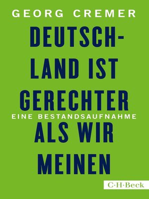 cover image of Deutschland ist gerechter, als wir meinen
